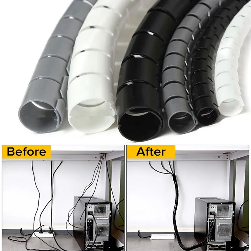 1/2M Flexible Spirale Kabel Or – Plastic Pipe Clip Bewertung und Preis