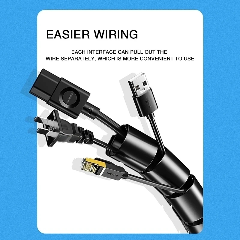 1/2M Flexible Spirale Kabel Or – Plastic Pipe Clip Bewertung und Preis