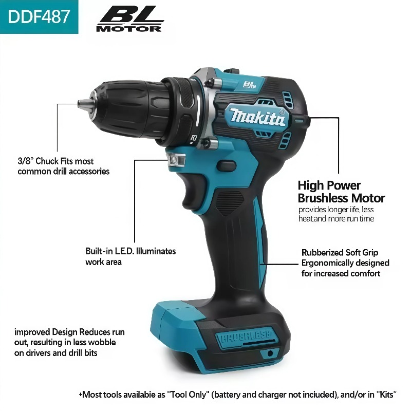 Makita DDF487 10mm Bürstenlose – Makita Drill Ddf484 Bewertung und Preis